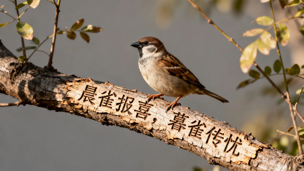 雀叫吉凶格言怎么写的,麻雀叫吉凶预兆格言大全怎么写? 雀叫吉凶格言怎么写的,麻雀叫吉凶预兆格言大全怎么写?