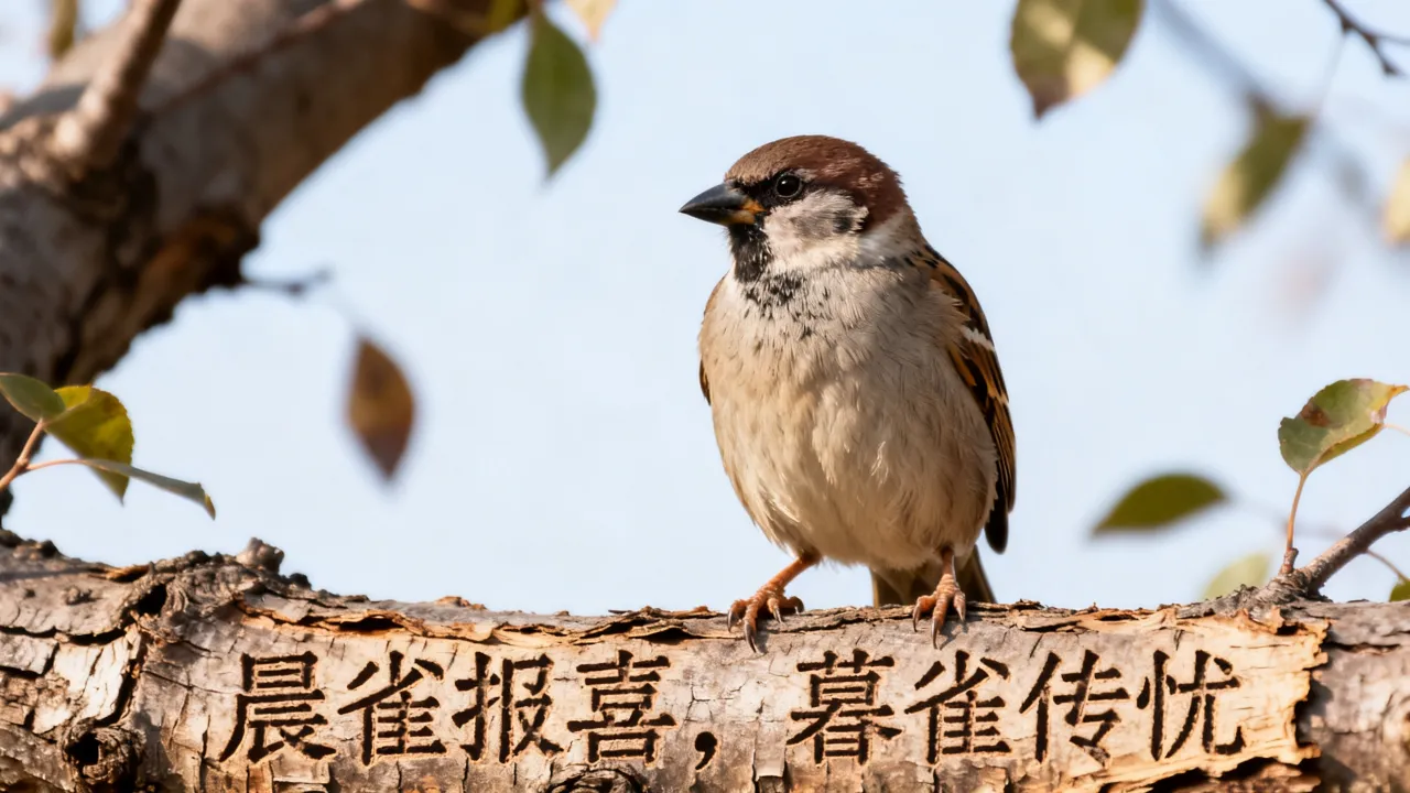 雀叫吉凶格言怎么写的,麻雀叫吉凶预兆格言大全怎么写? 雀叫吉凶格言怎么写的,麻雀叫吉凶预兆格言大全怎么写?