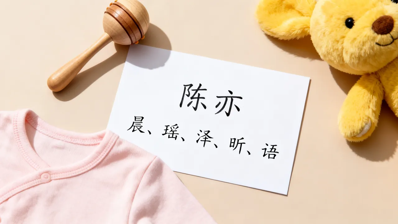 宝宝起名陈亦什么字好，陈亦名字搭配什么字好听？