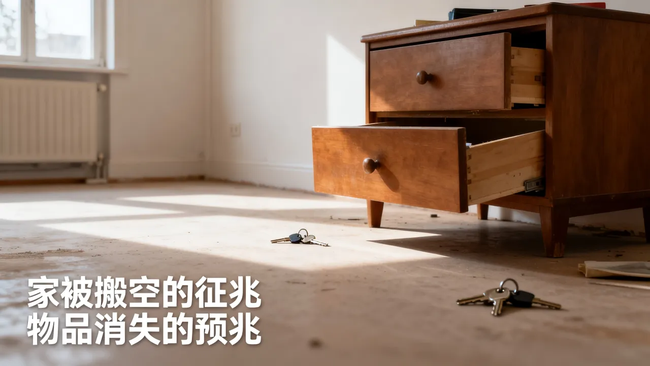 梦到家被搬空了是什么征兆，家里东西莫名消失预兆什么吉凶