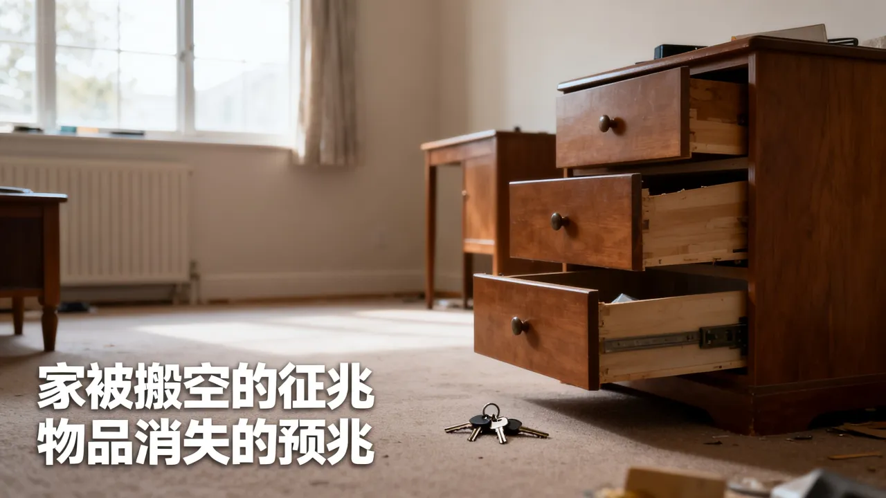 梦到家被搬空了是什么征兆，家里东西莫名消失预兆什么吉凶