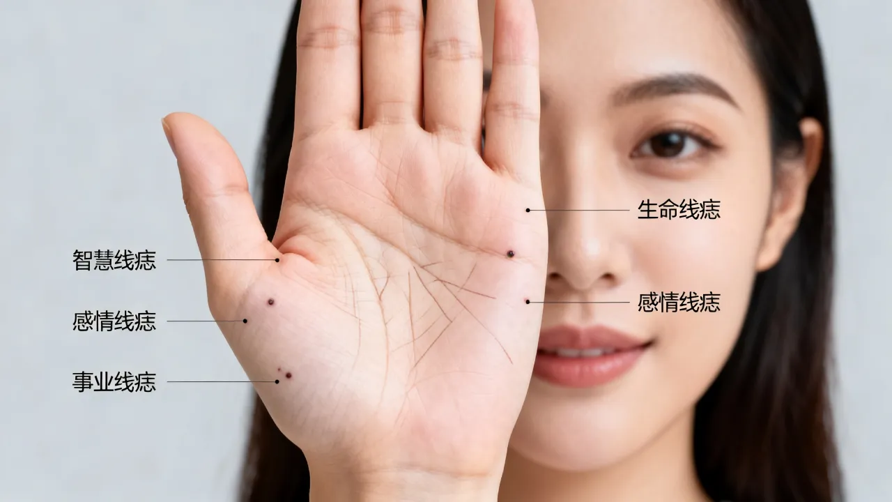 手掌痣的位置与命运图女怎么看,手掌痣位置命运图解大全 手掌痣的位置与命运图女怎么看,手掌痣位置命运图解大全