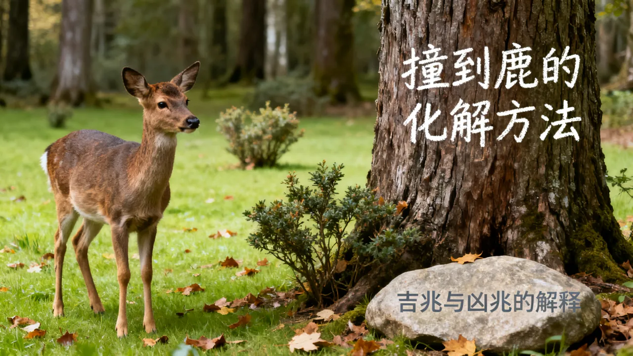 撞到鹿怎么化解吉凶，撞到鹿是凶兆还是吉兆？