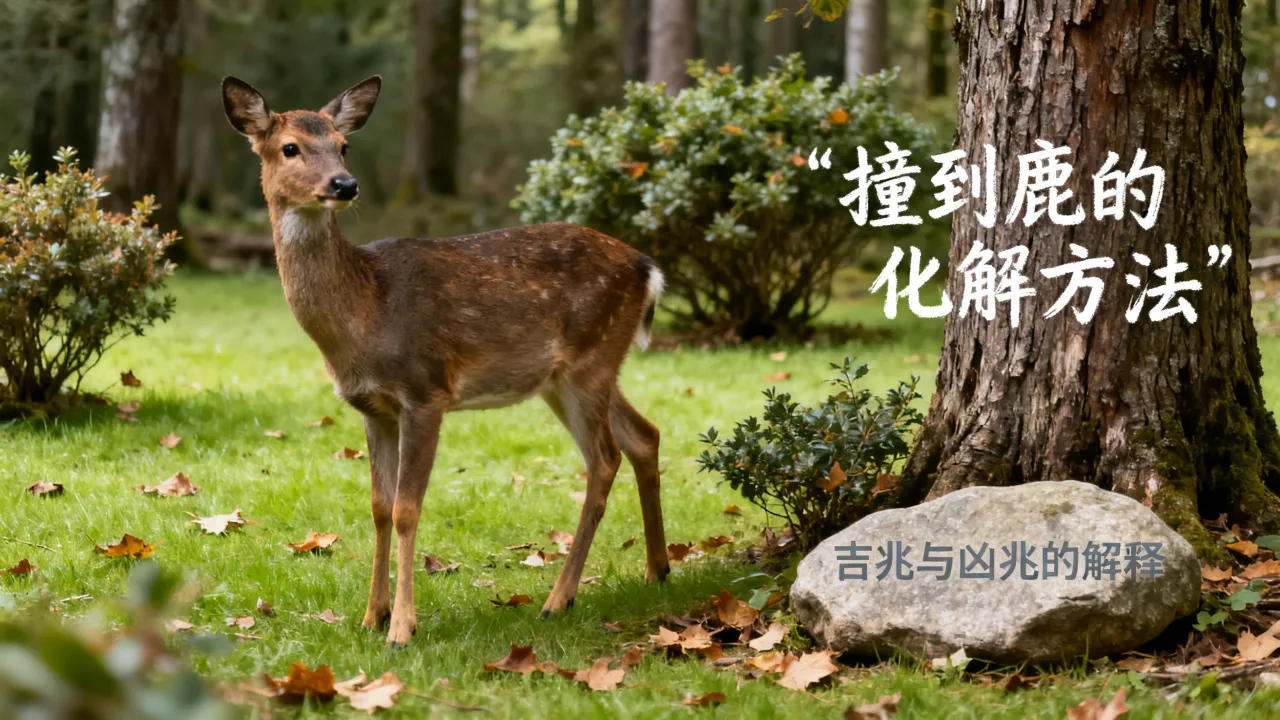 撞到鹿怎么化解吉凶,撞到鹿是凶兆还是吉兆? 撞到鹿怎么化解吉凶,撞到鹿是凶兆还是吉兆?