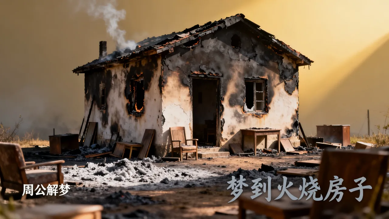 梦到了火烧过的房子会有什么预兆，周公解梦大全查询
