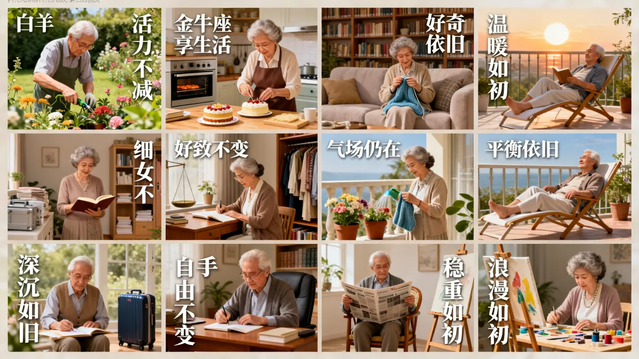 十二星座老了会变成什么样,老年星座的性格变化大吗? 十二星座老了会变成什么样,老年星座的性格变化大吗?