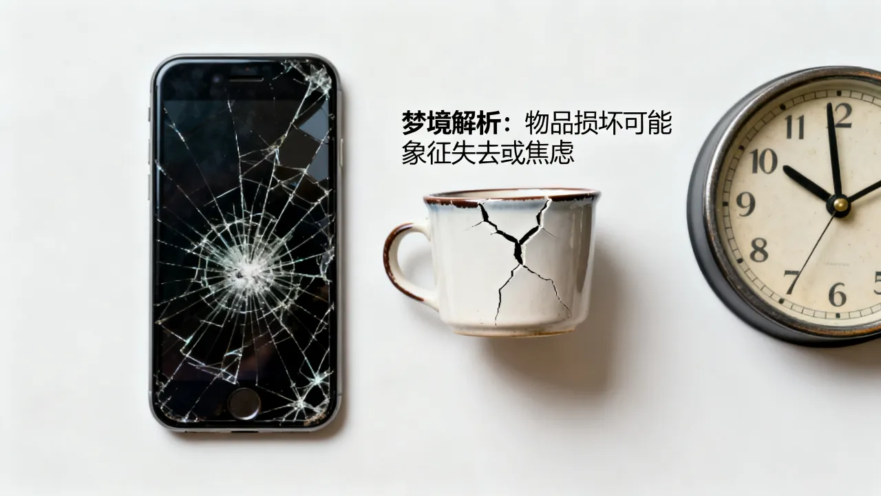 梦到自己的东西坏了怎么回事，梦见东西坏了是什么预兆