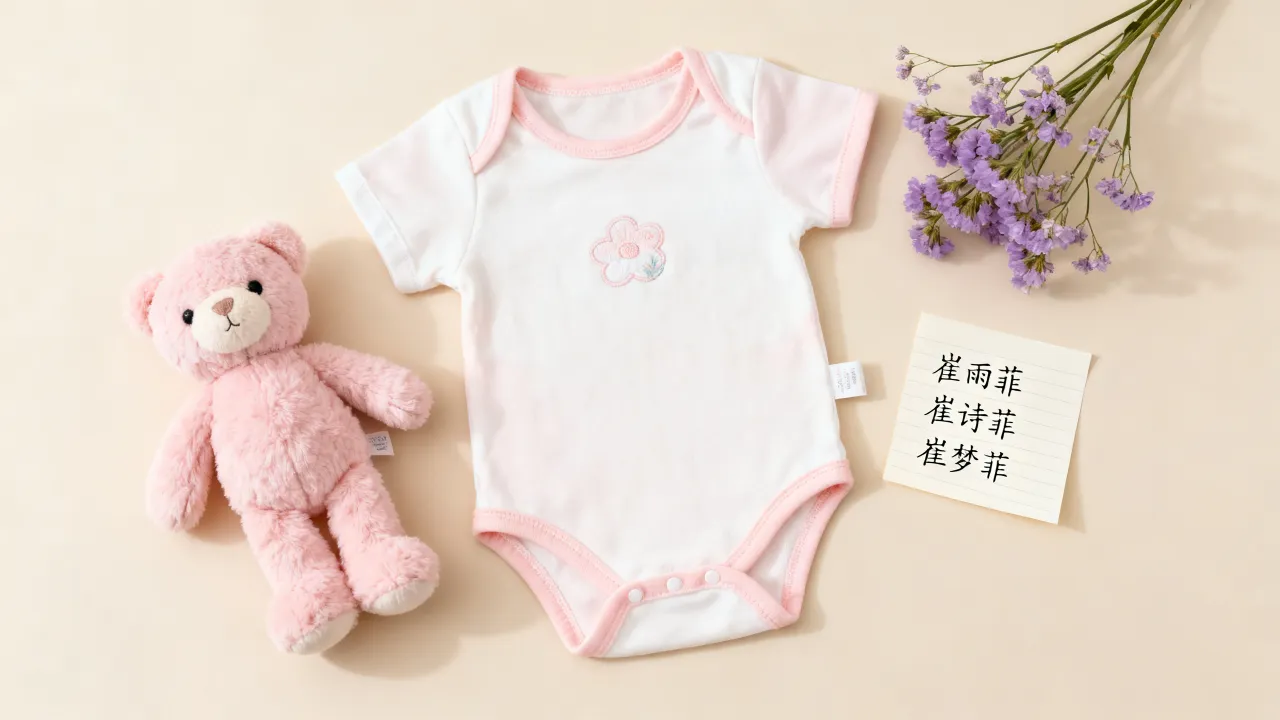 崔姓女宝宝叫崔什么菲好听？崔什么菲名字推荐大全