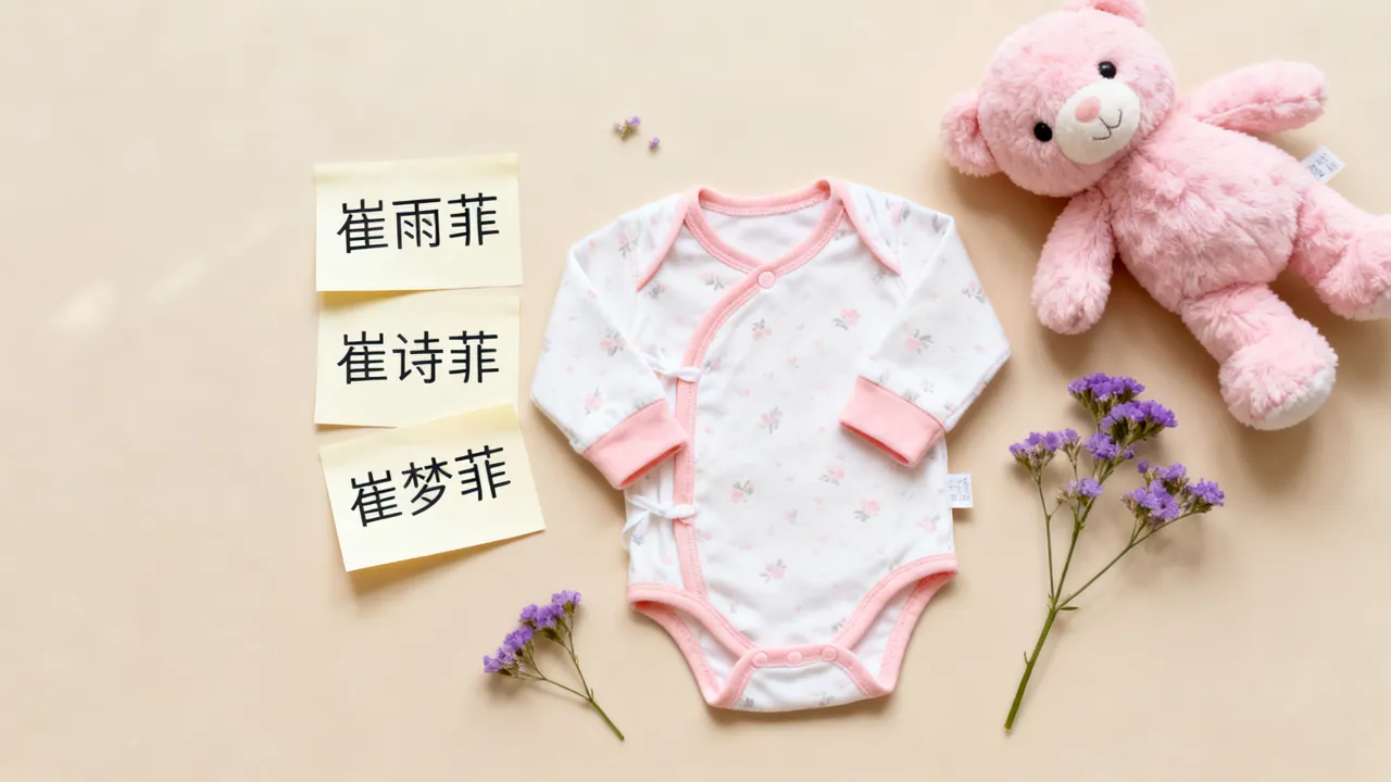 崔姓女宝宝叫崔什么菲好听？崔什么菲名字推荐大全