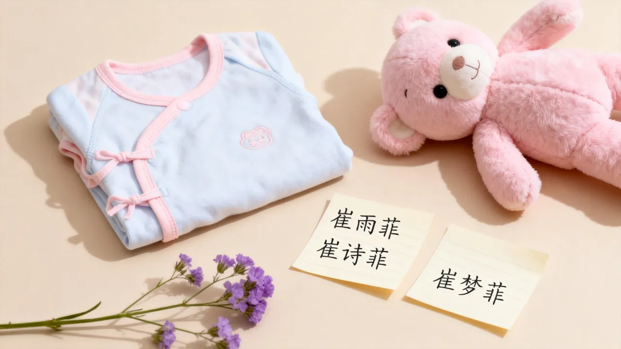 崔姓女宝宝叫崔什么菲好听？崔什么菲名字推荐大全
