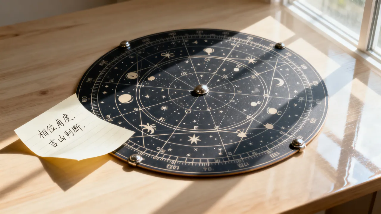 星盘的相位吉凶怎么看，星盘相位分析技巧详解