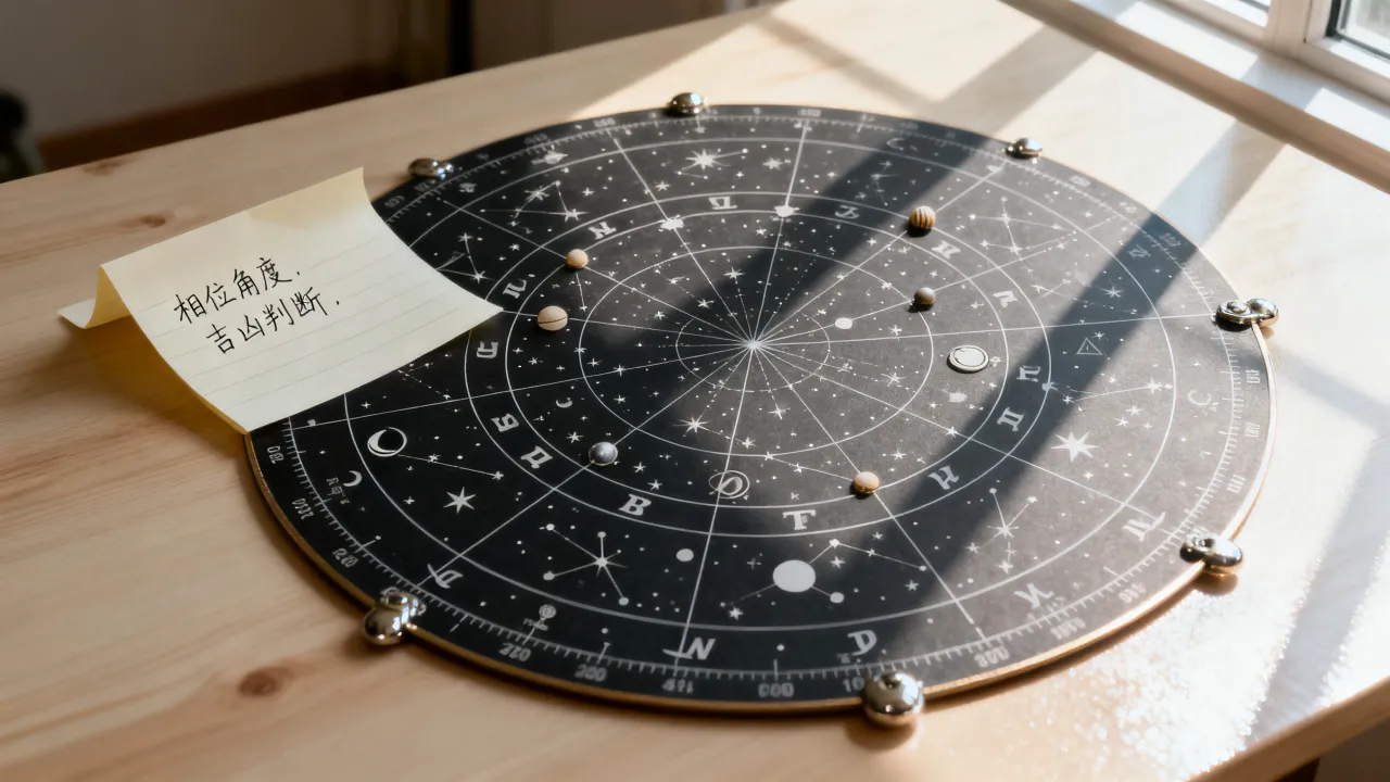 星盘的相位吉凶怎么看，星盘相位分析技巧详解