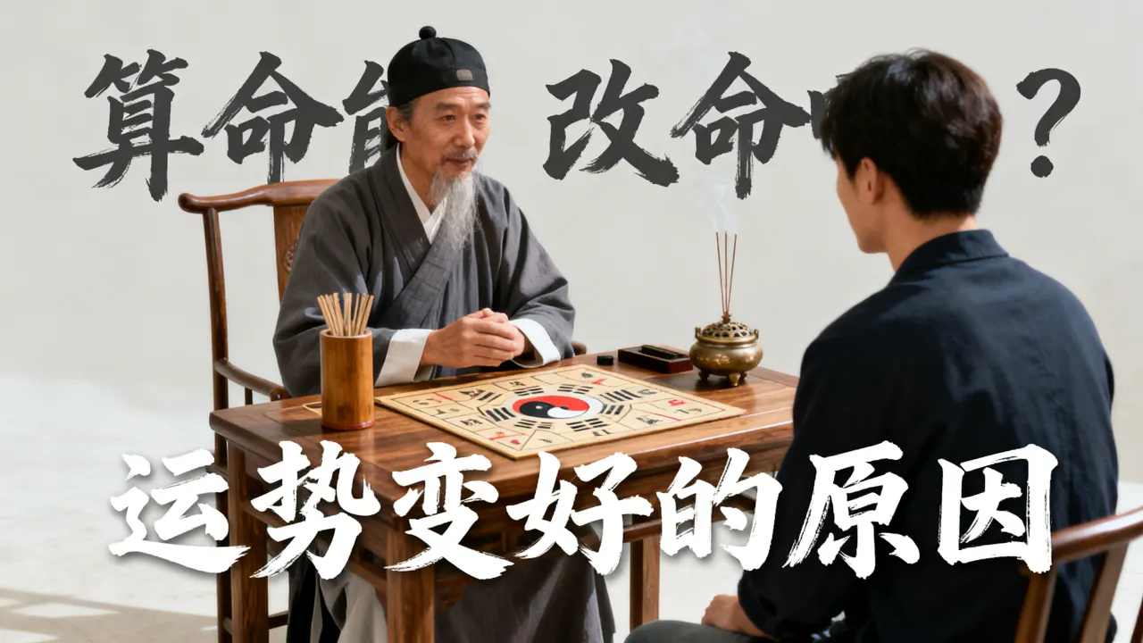 算命真的能改变命运吗，为什么有人算完命后运势变好了？