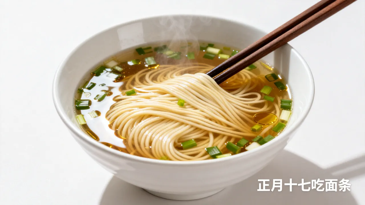 阴历正月17吃面条有什么讲究?正月十七吃面条的寓意是什么? 阴历正月17吃面条有什么讲究?正月十七吃面条的寓意是什么?