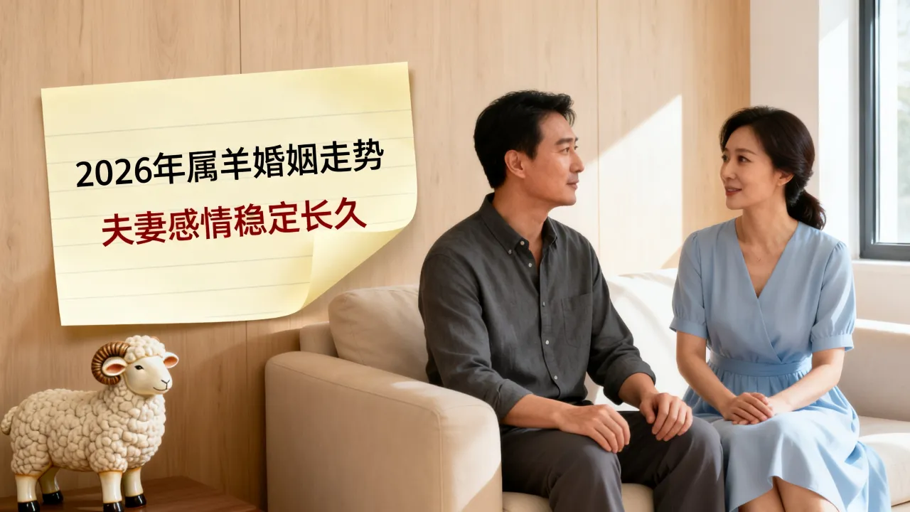 2026年属羊婚姻走势如何，夫妻感情运能否稳定长久？