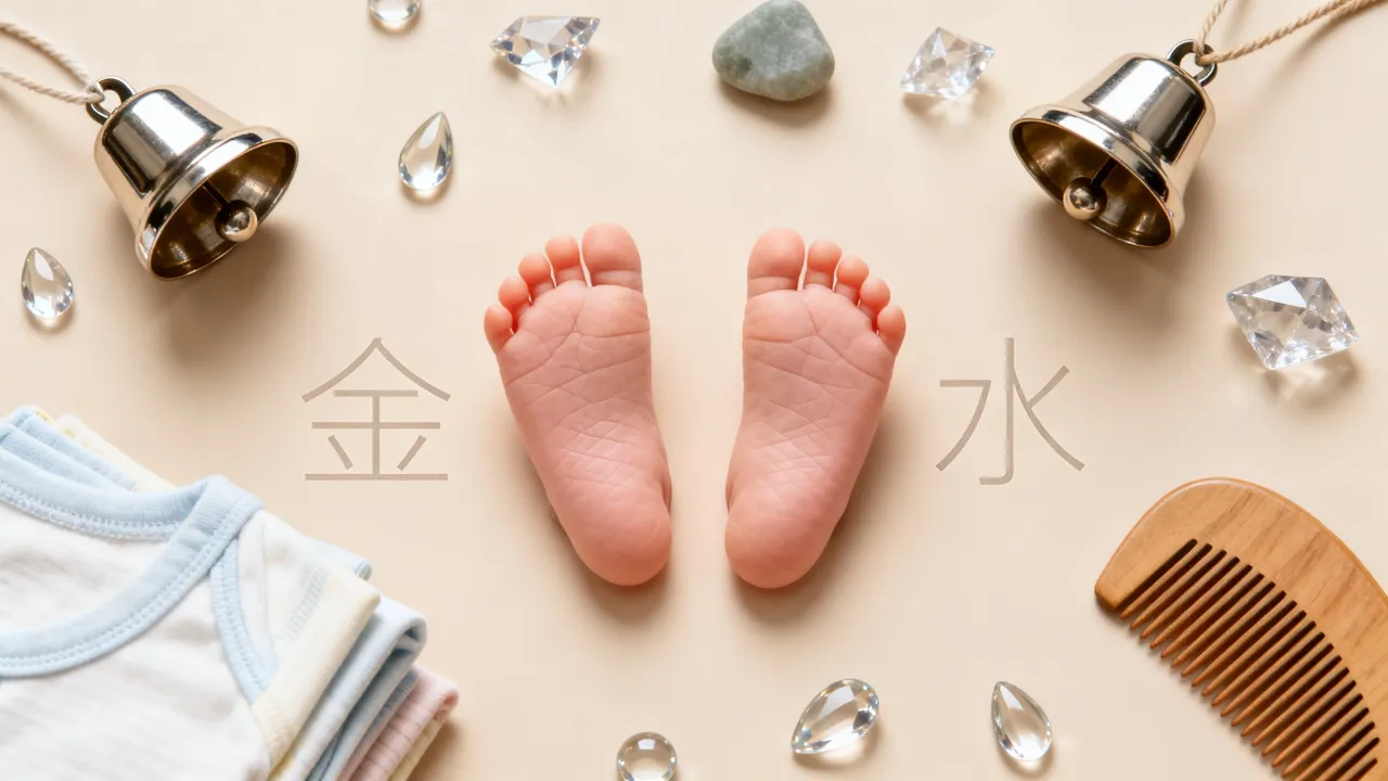 猪年宝宝起名缺什么，五行缺金缺水该如何取名呢