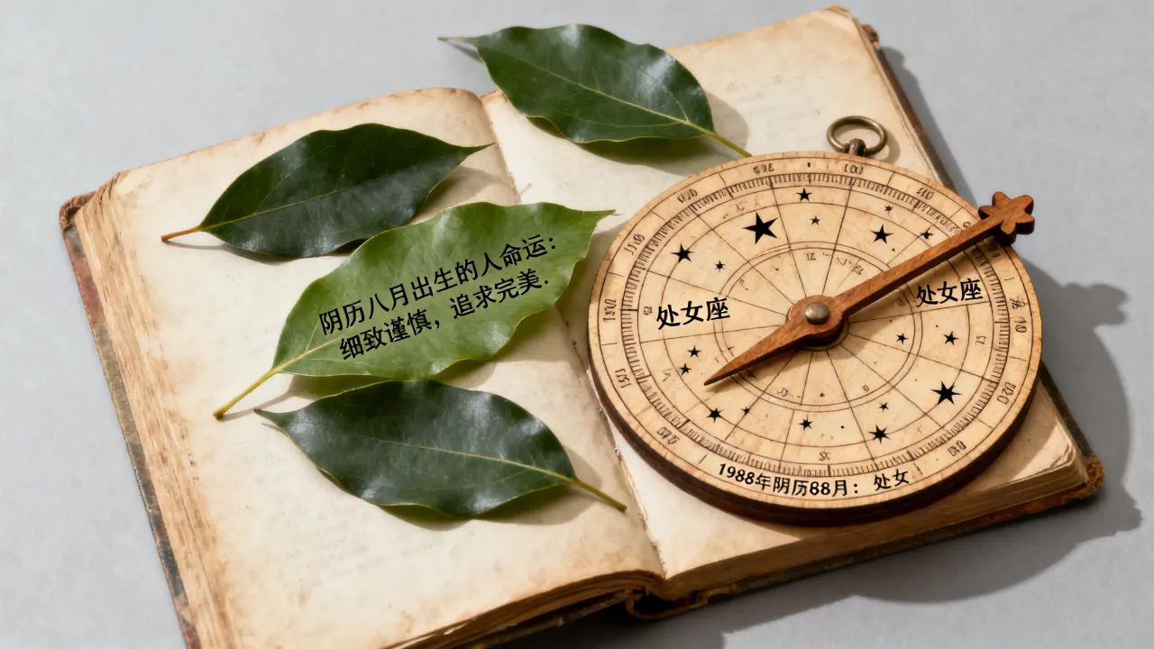 1988年阴历8月是什么星座,阴历八月出生的人命运如何 1988年阴历8月是什么星座,阴历八月出生的人命运如何