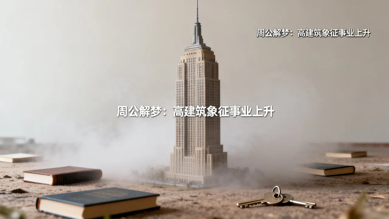 梦见高建筑有什么含义，周公解梦预示什么预兆？