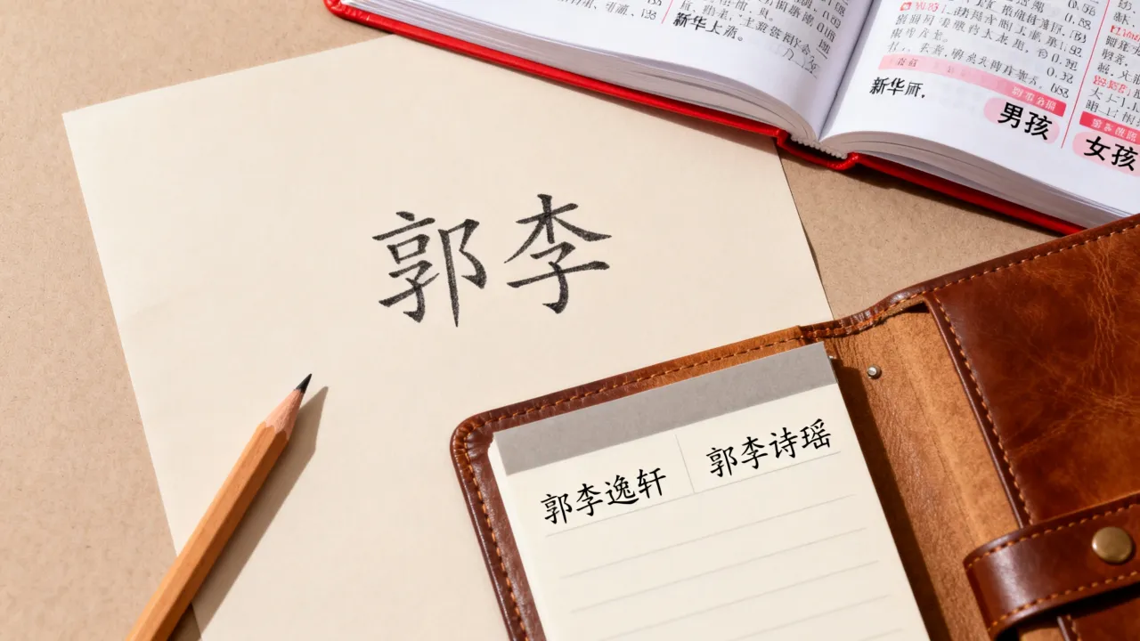 宝宝起名郭李什么好听？郭李姓双字名男孩女孩怎么取