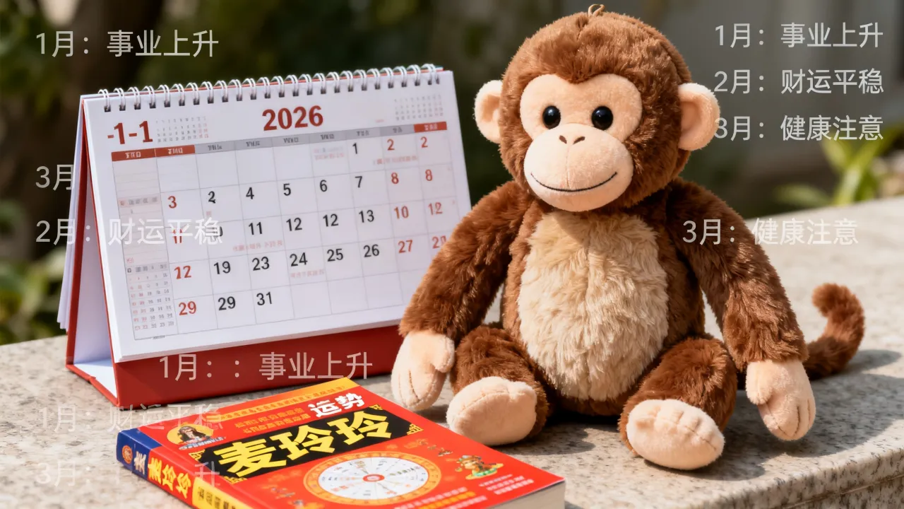 属猴2026年运势麦玲玲，属猴人2026年每月运势详解？