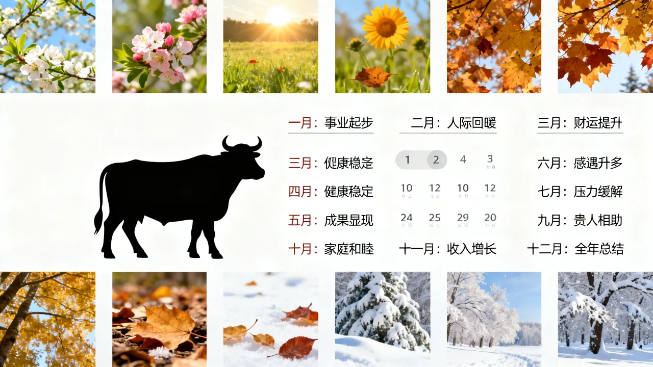 属牛人2026年每月运势如何，2026年属牛人全年运程怎么样