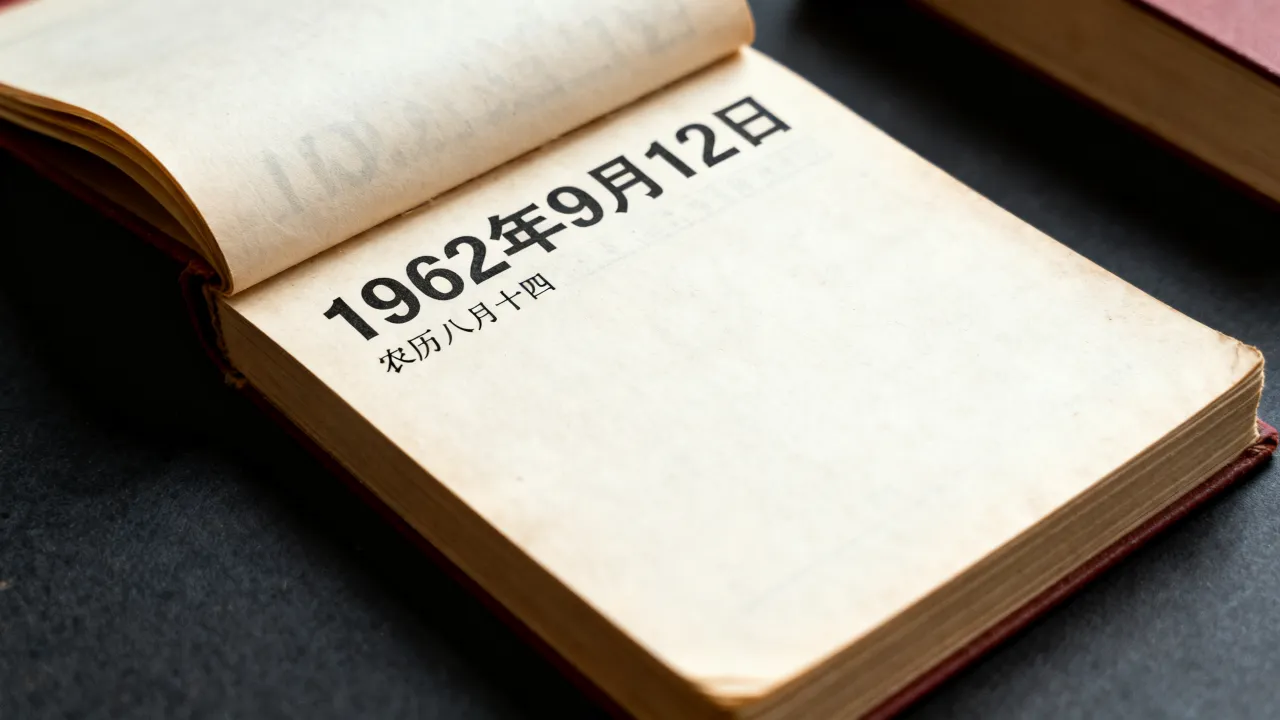 19620912阴历是几号,1962年9月12日农历八月十四吗 19620912阴历是几号,1962年9月12日农历八月十四吗