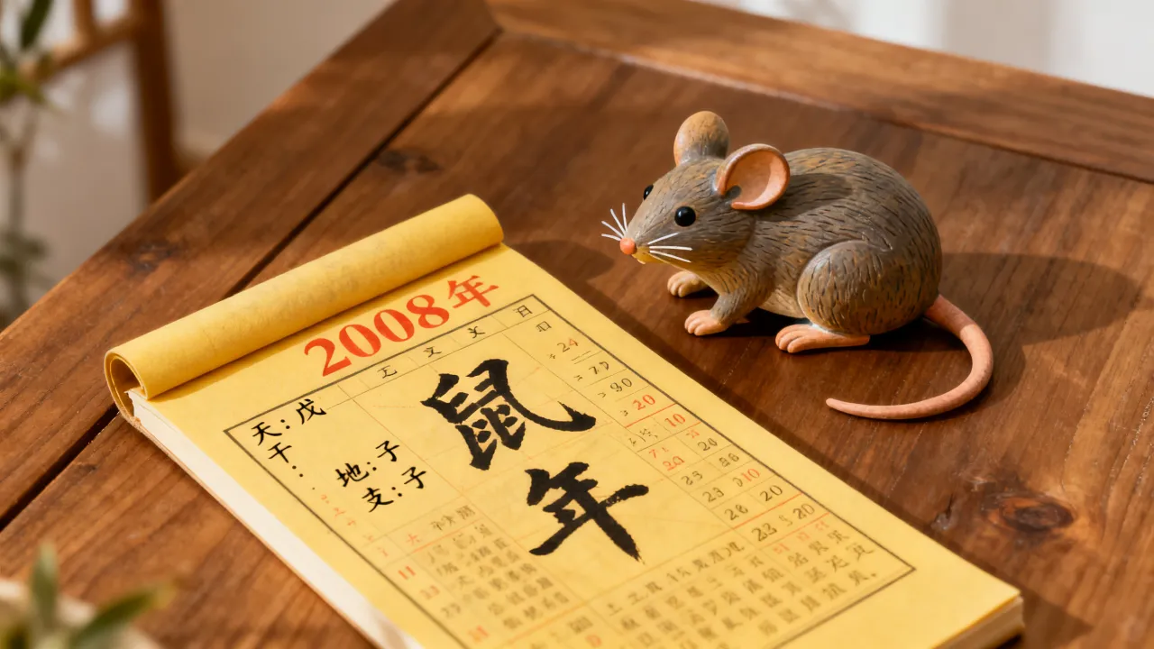 阴历2008年是什么年，怎么算农历年份和生肖？