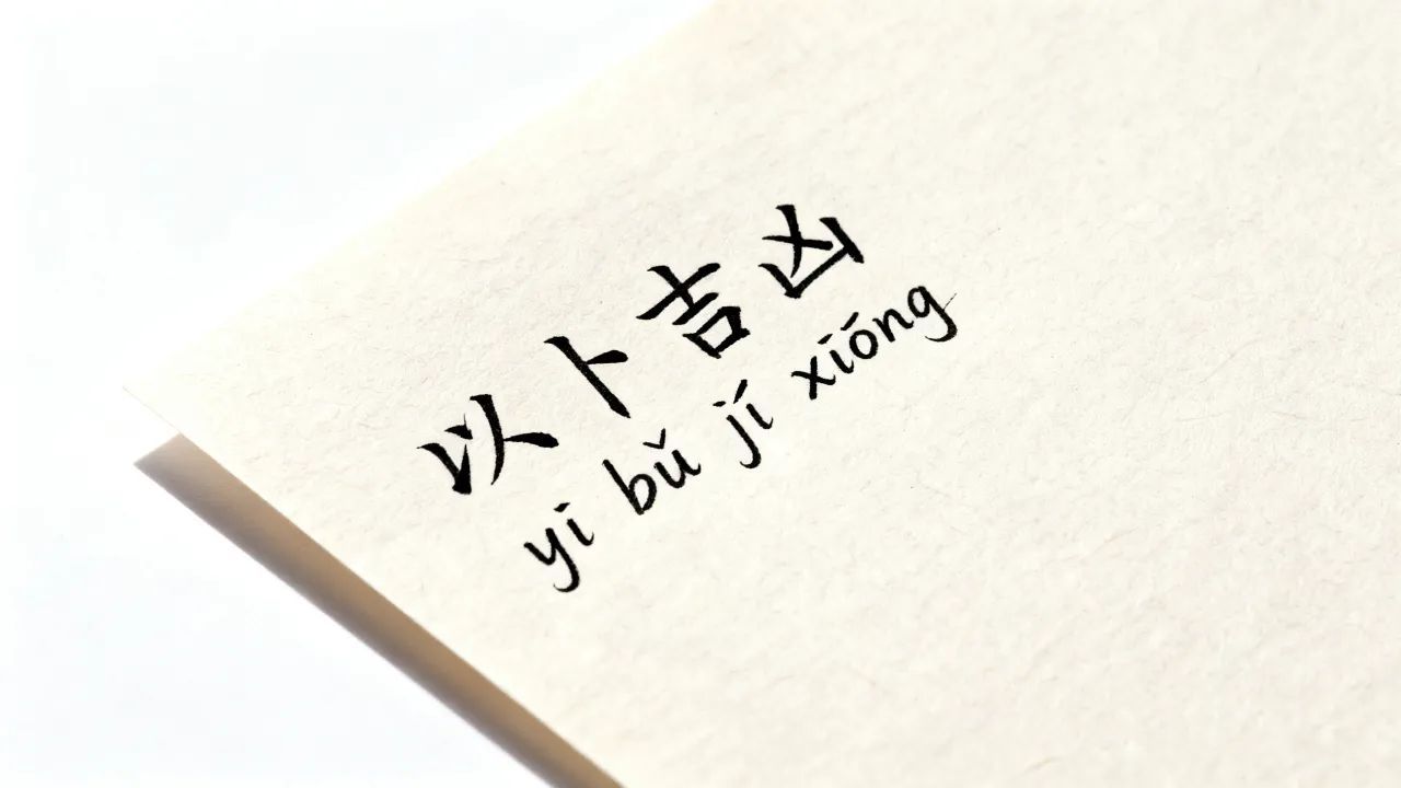 以卜吉凶拼音怎么拼?,以卜吉凶正确读音和拼音怎么写? 以卜吉凶拼音怎么拼?,以卜吉凶正确读音和拼音怎么写?