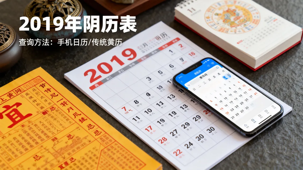 2019年日历阴历表是什么,阴历日历怎么查 2019年日历阴历表是什么,阴历日历怎么查