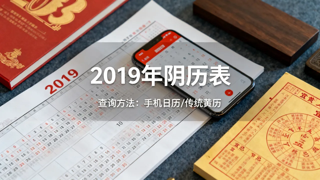 2019年日历阴历表是什么,阴历日历怎么查 2019年日历阴历表是什么,阴历日历怎么查