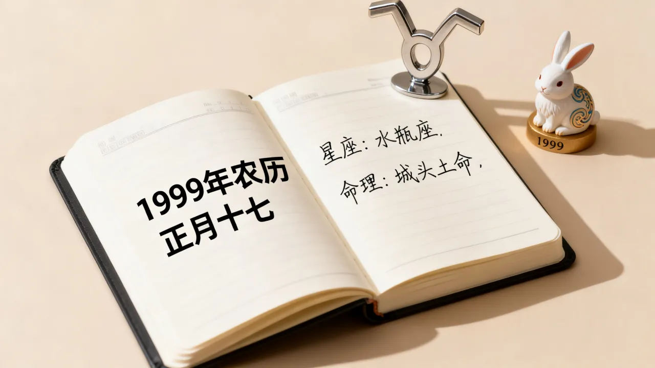 1999农历正月十七是什么星座,阴历0117出生是什么命 1999农历正月十七是什么星座,阴历0117出生是什么命