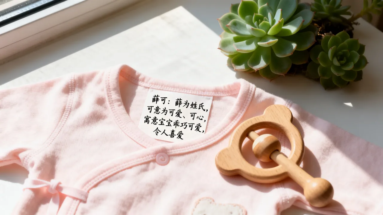 宝宝起名薛可什么寓意，薛可名字的寓意好不好呢？