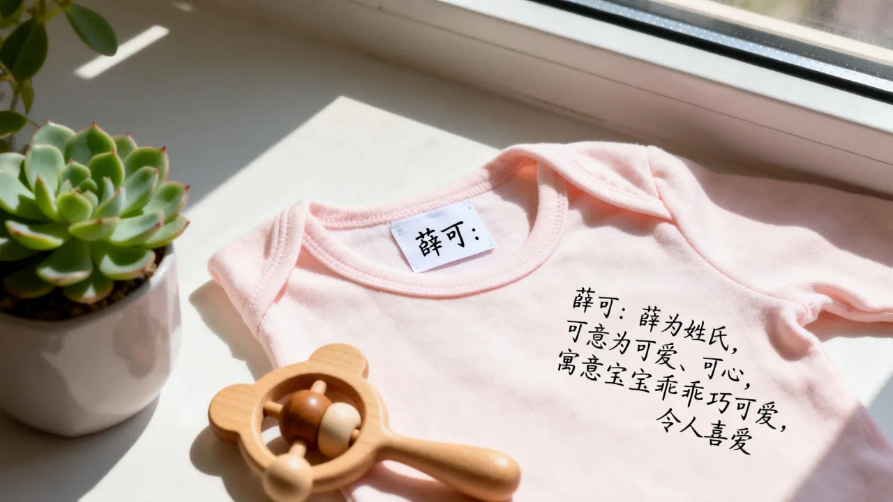 宝宝起名薛可什么寓意，薛可名字的寓意好不好呢？