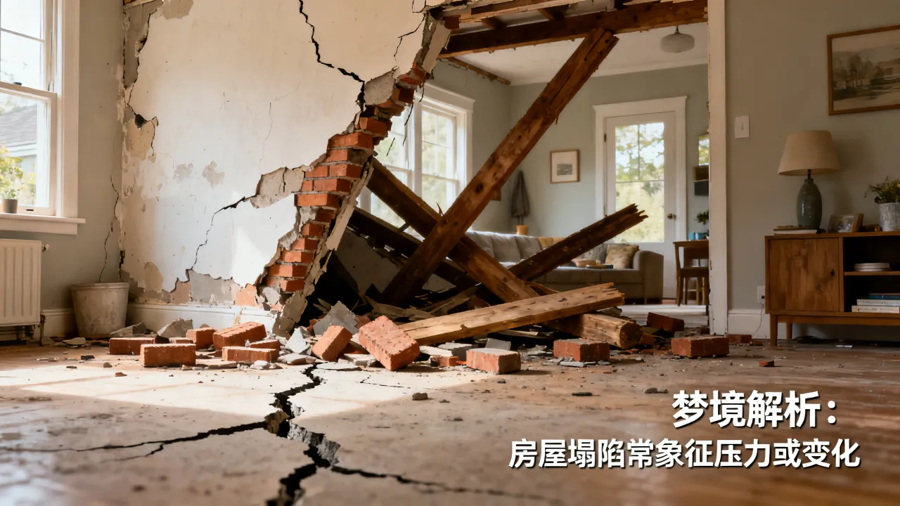 梦到家里塌陷有什么含义，梦见家里房子塌陷预示什么