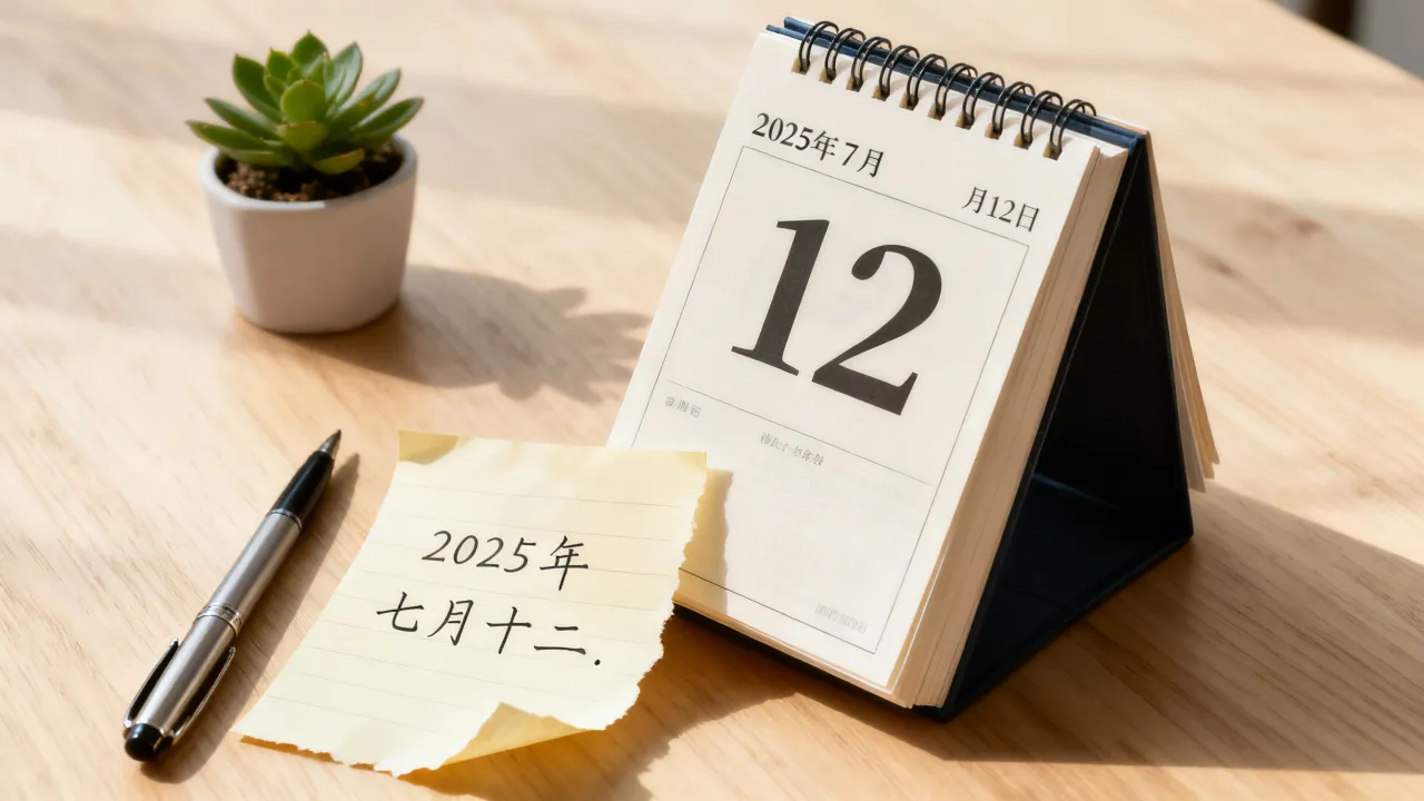 7月12是阴历几月几日，2025年7月12农历对应日期