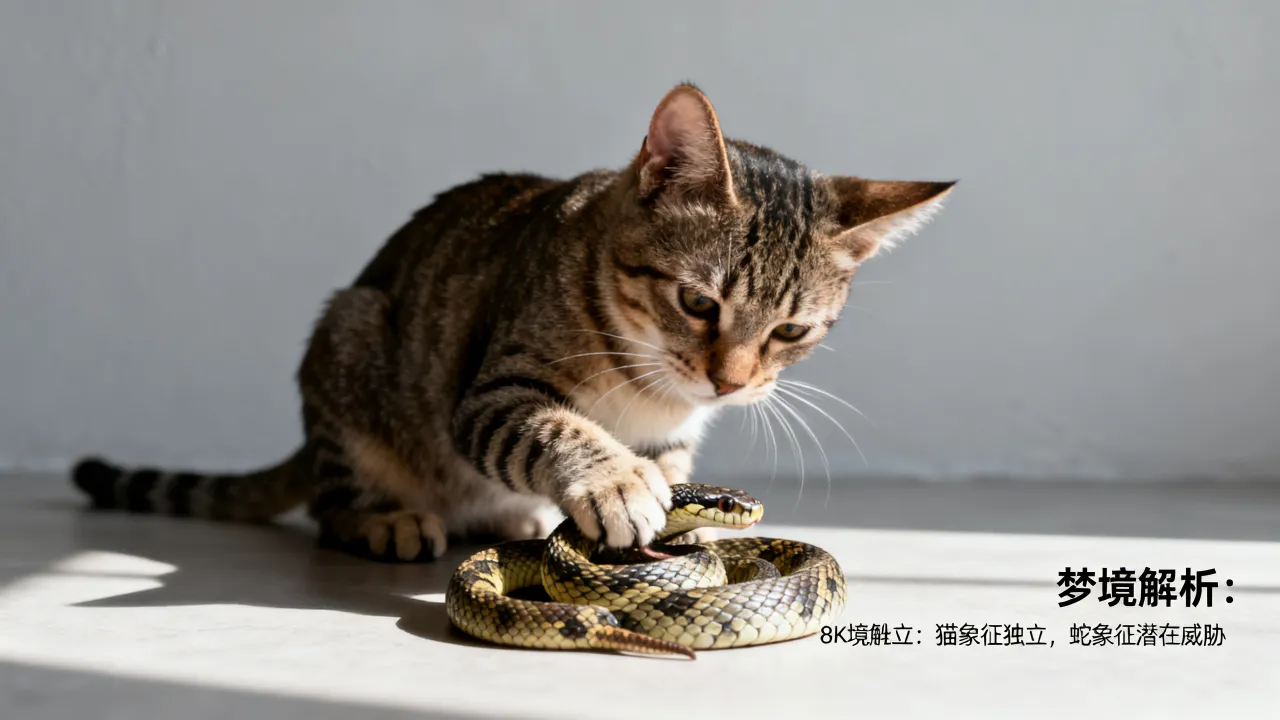 梦到猫打蛇怎么回事，梦见猫打蛇是什么预兆？