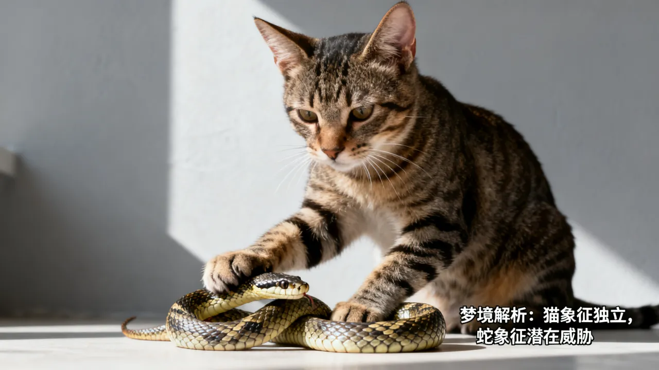 梦到猫打蛇怎么回事，梦见猫打蛇是什么预兆？