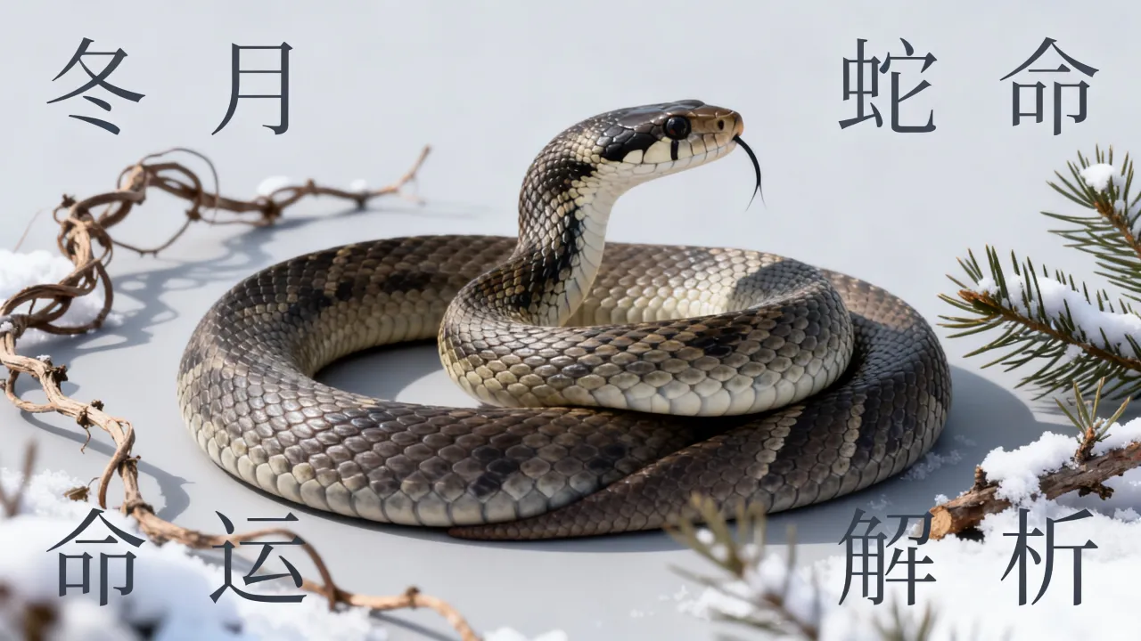 属蛇阴历11月出生的人命运怎么样，属蛇冬月命好不好？