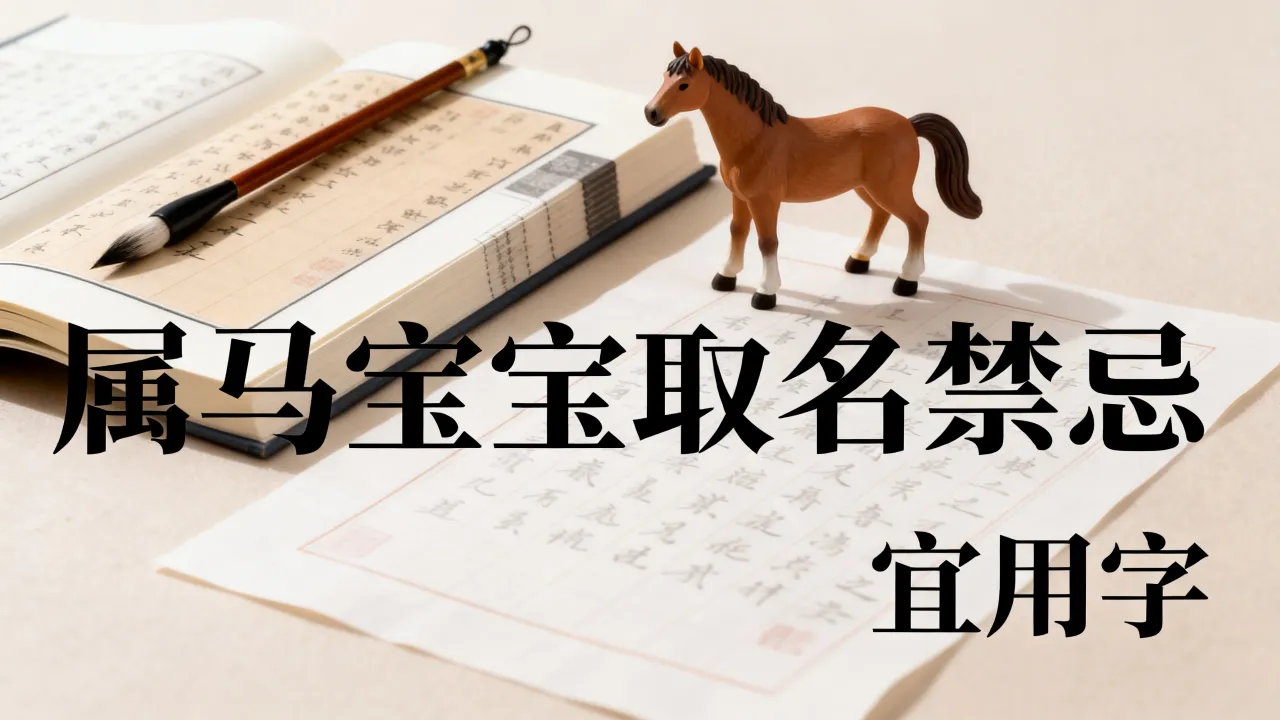 属马的宝宝起名有哪些禁忌？属马宝宝取名禁忌和宜用字大全