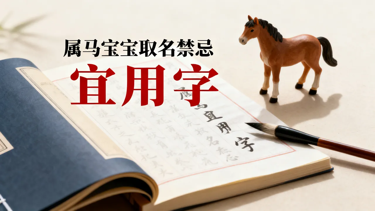 属马的宝宝起名有哪些禁忌？属马宝宝取名禁忌和宜用字大全