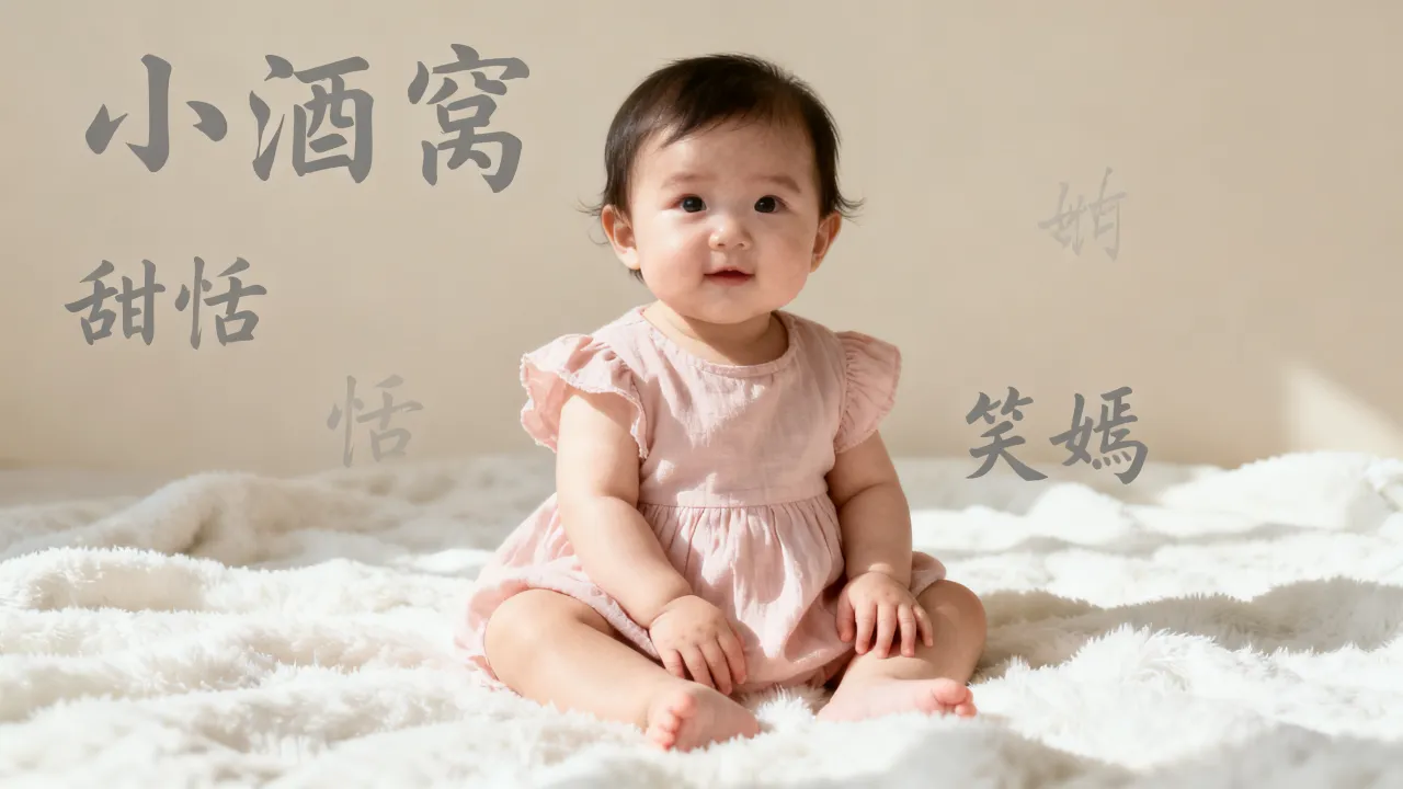 酒窝女宝宝起名怎么样？有哪些好听的名字推荐？
