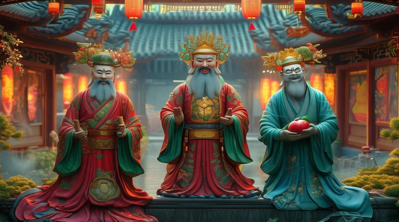 家里供奉福禄寿三星,传统习俗中他们应该摆放在哪个位置? 家里供奉福禄寿三星,传统习俗中他们应该摆放在哪个位置?