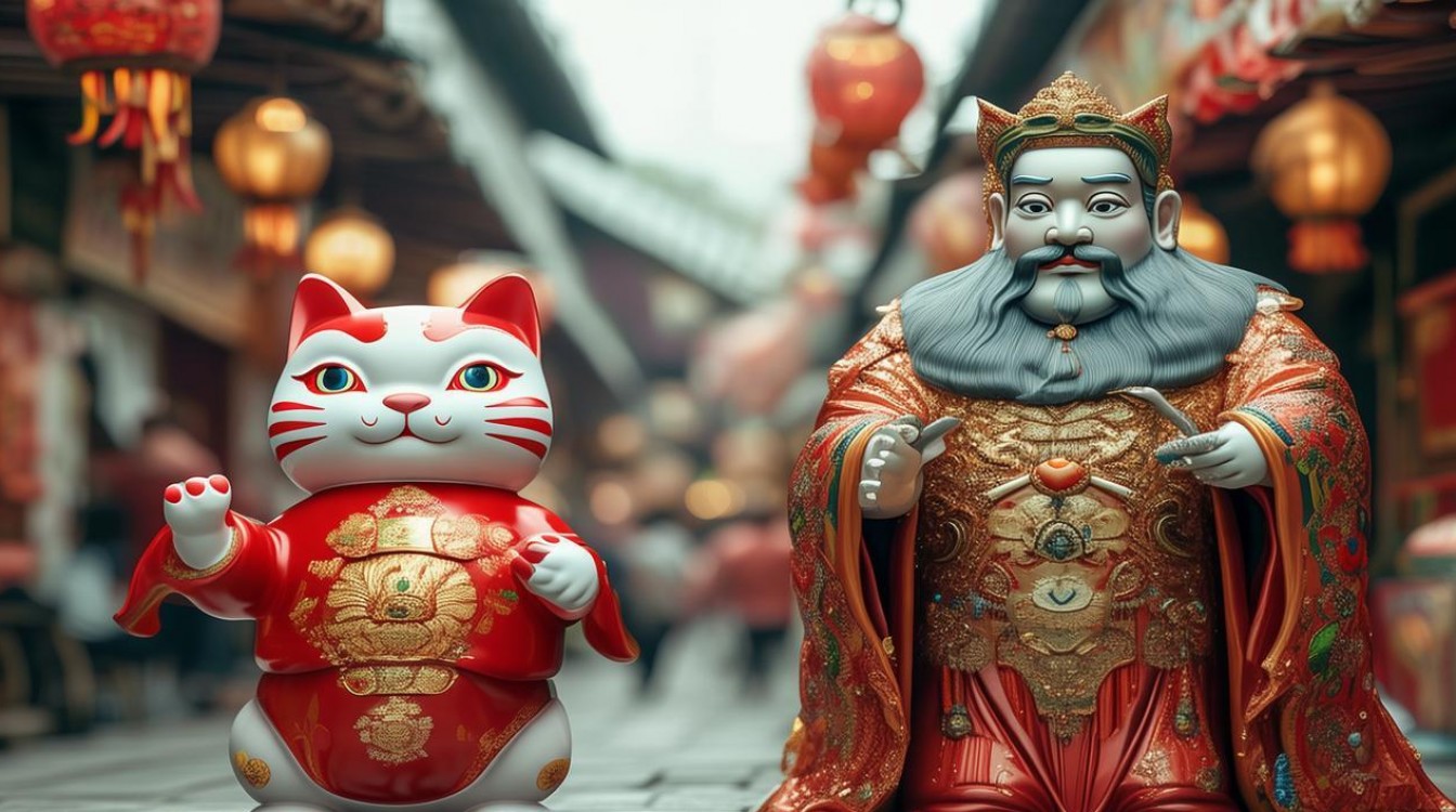 招财猫和财神,家里摆放哪个寓意更招财旺运更合适? 招财猫和财神,家里摆放哪个寓意更招财旺运更合适?
