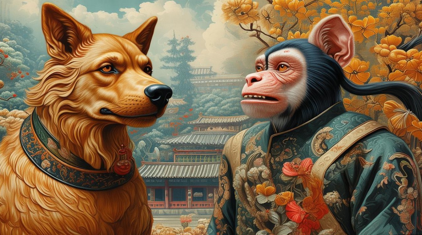 属狗和属猴哪个属相更合拍？性格配对与运势差异解析