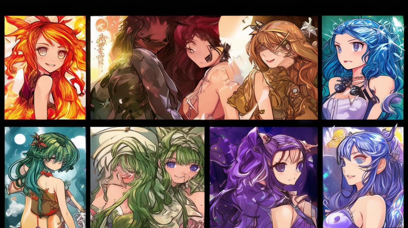 十二星座女生图片动漫