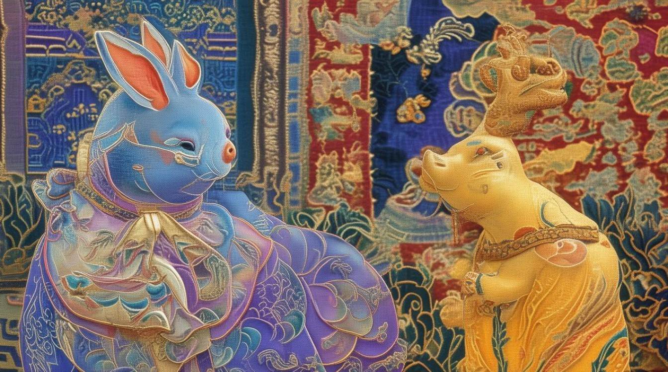 属相兔生猪
