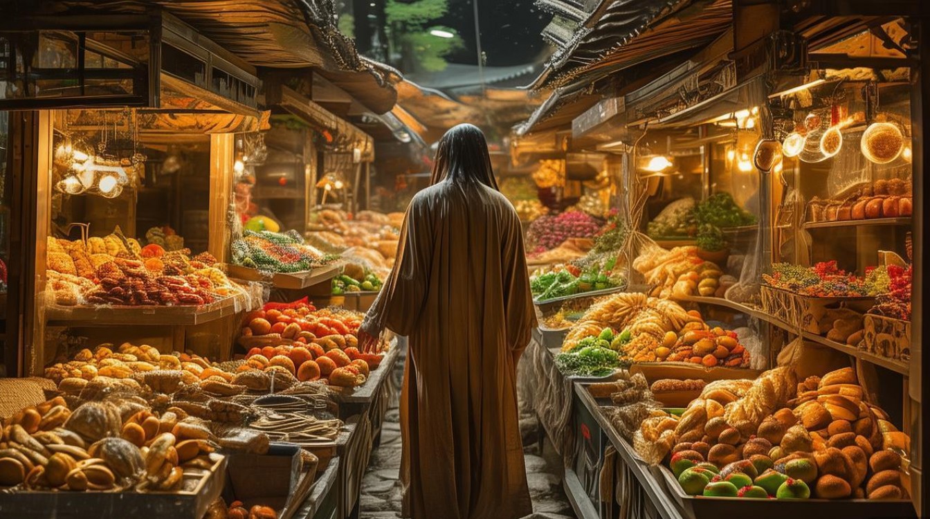 梦到买食品