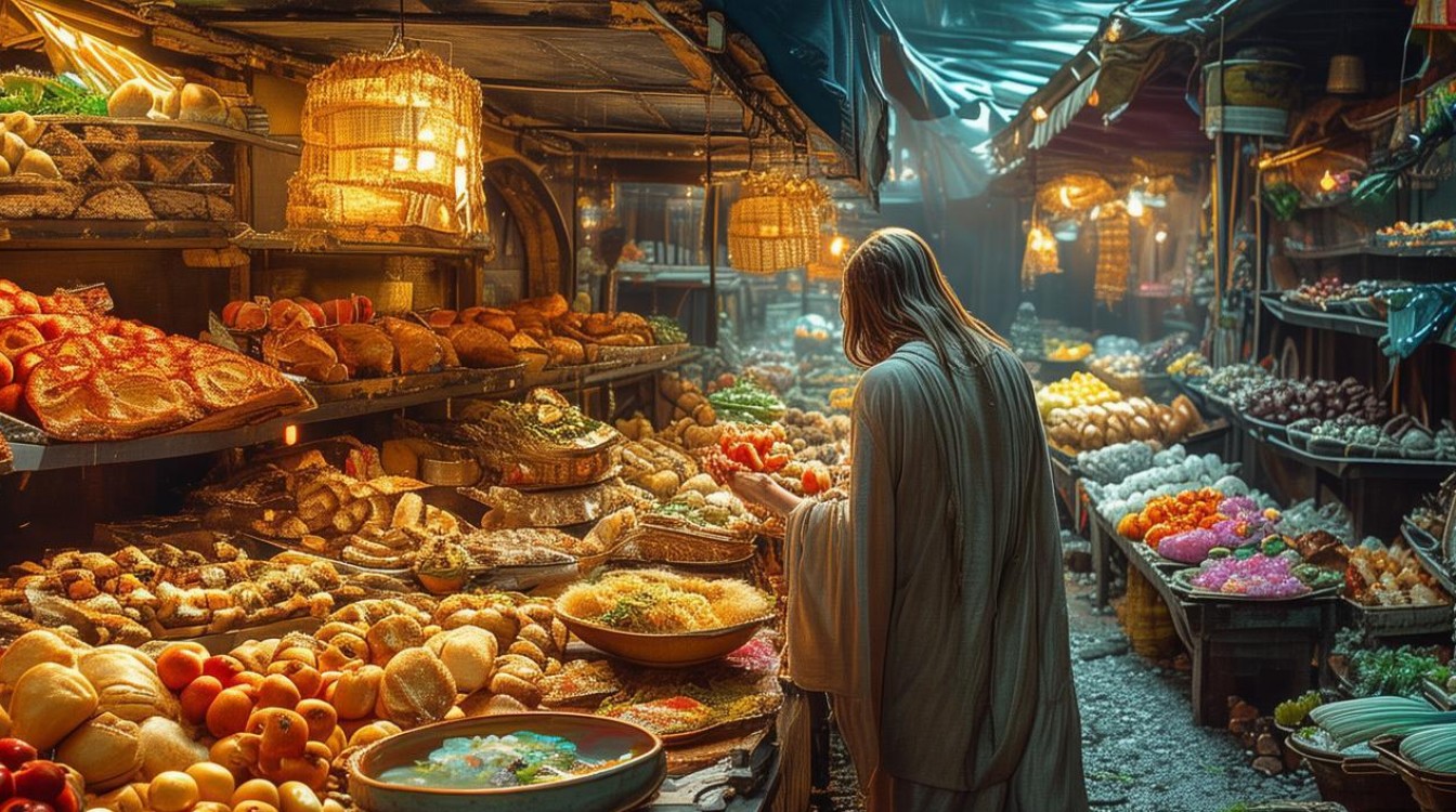 梦到买食品