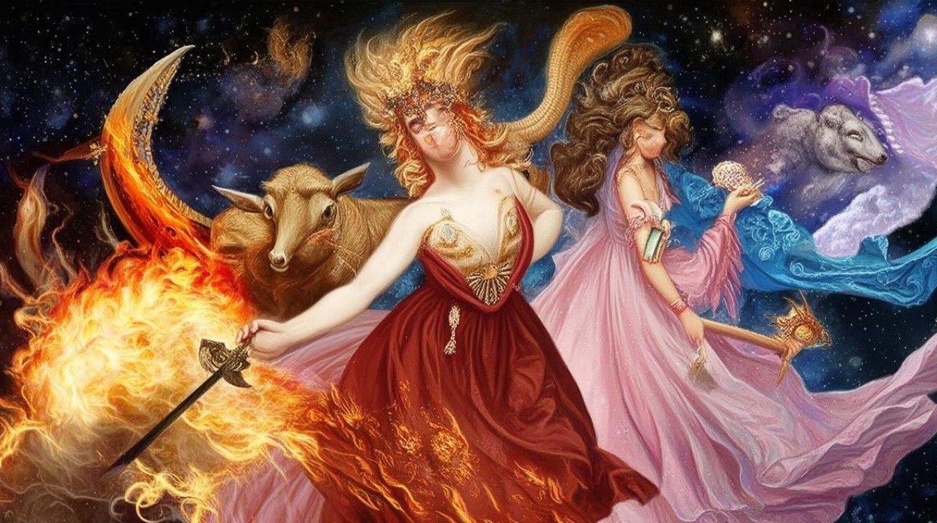 十二星座拟人图女性角色，她是谁？背后的故事揭秘！