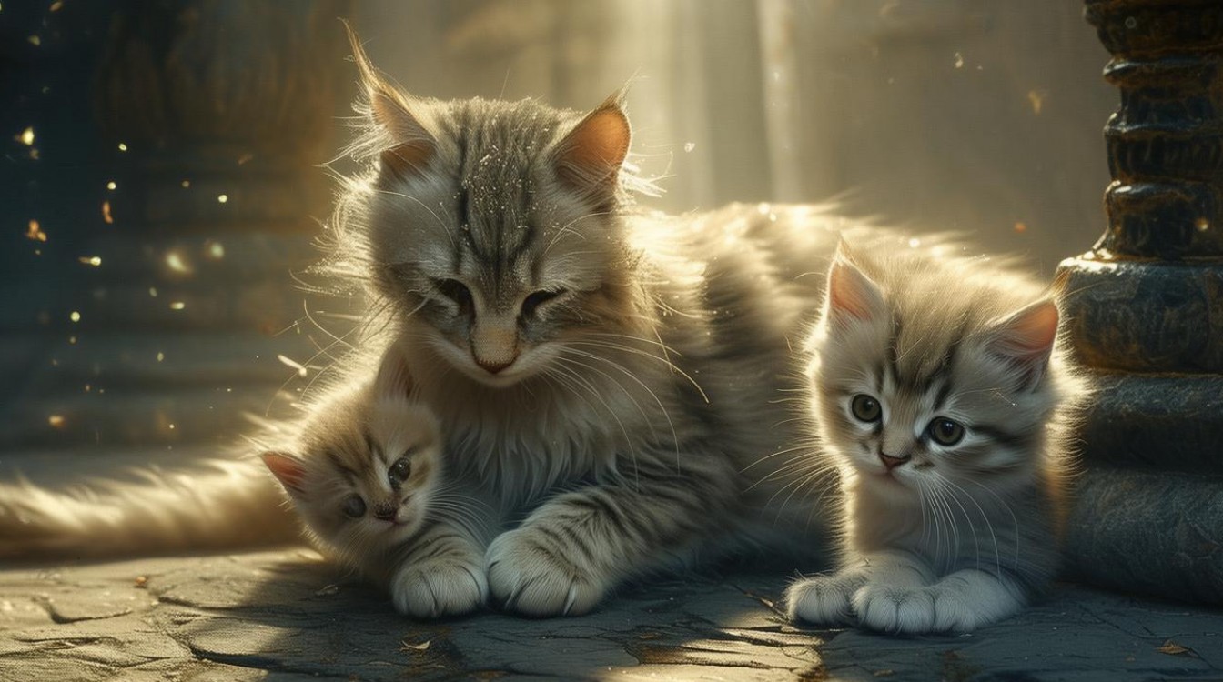 梦到猫妈妈生下两只小猫，这预示着什么？揭秘梦境中的奇妙寓意